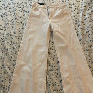 White H&M Divided Flare Jeans
